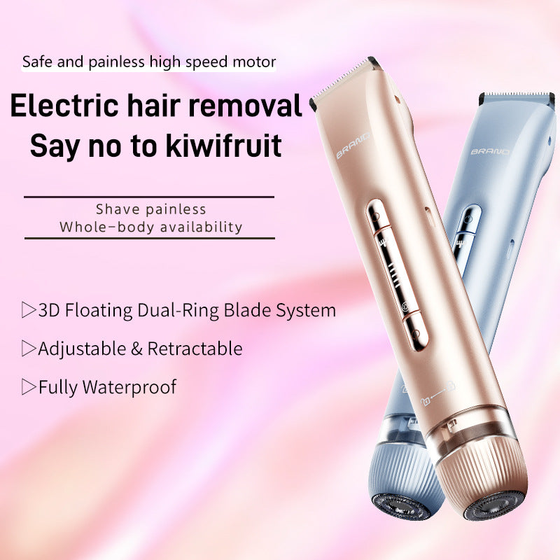 Épilateur 2 en 1 rechargeable USB pour l'épilation du corps \ 2 In 1 Hair Removal Epilator USB Rechargeable Trimmer