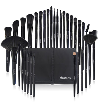 ensemble de trousse à pinceaux de maquillage \ Makeup brush tool bag set