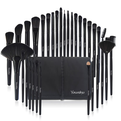 ensemble de trousse à pinceaux de maquillage \ Makeup brush tool bag set