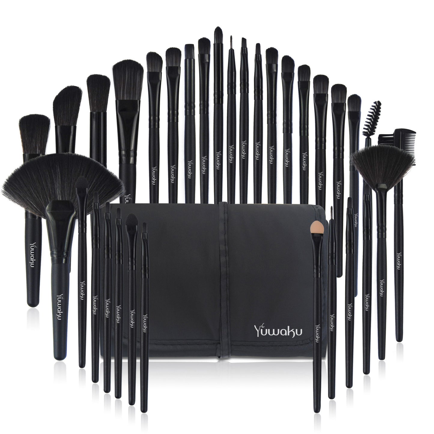 ensemble de trousse à pinceaux de maquillage \ Makeup brush tool bag set