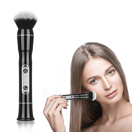 Pinceau de maquillage électrique, pinceau automatique à fibres pour fond de teint et blush, outils de beauté multifonctionnels \ Electric makeup brush, automatic fiber hair foundation blush brush, multi-functional beauty tools