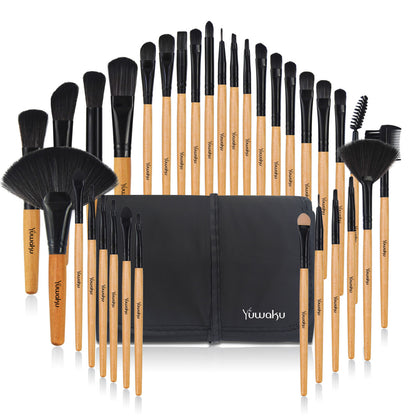 ensemble de trousse à pinceaux de maquillage \ Makeup brush tool bag set