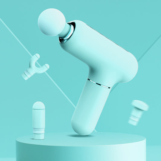 Mini USB Muscle Massage Gun Percussive Deep Tissue Massage \ Mini pistolet de massage musculaire USB pour massage percussif des tissus profonds