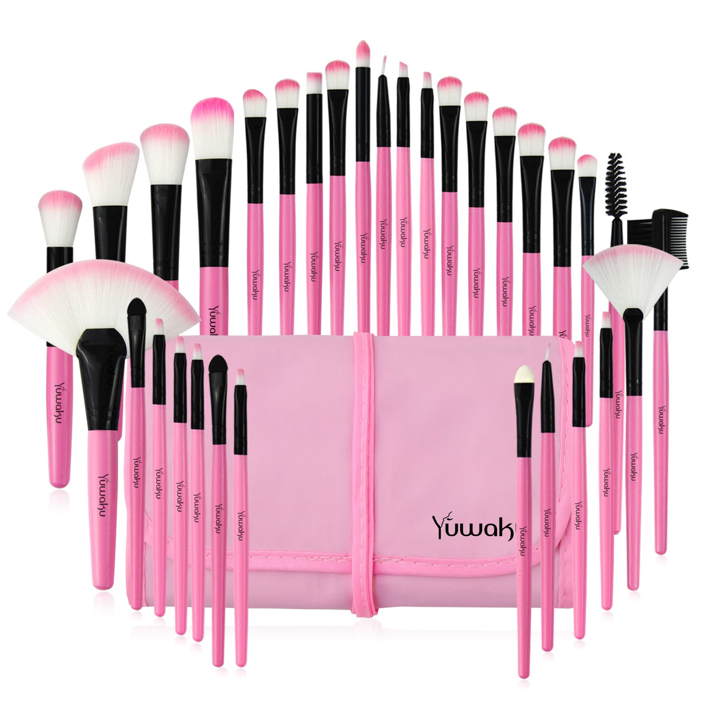ensemble de trousse à pinceaux de maquillage \ Makeup brush tool bag set