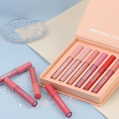 Gloss à lèvres mat non collant \ Matte Matte Lip Glaze Suit Non Stick