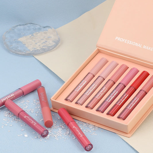 Gloss à lèvres mat non collant \ Matte Matte Lip Glaze Suit Non Stick