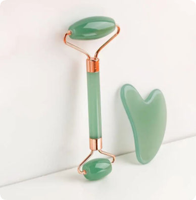 Roll-on pour le visage en opale, ensemble d'opales \ Face Opal Roller, Opal Set