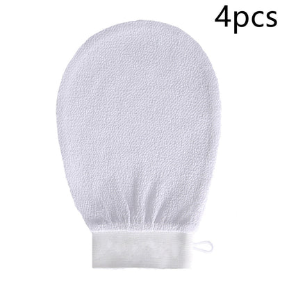 Gants de bain exfoliants en rayonne et viscose, grain moyen fin, effet sable moyen \ Rayon Viscose Fiber Medium Fine Sand Exfoliating Bath Gloves