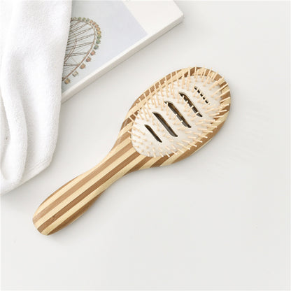Peigne de massage du cuir chevelu en bambou naturel \ Natural bamboo scalp massage comb