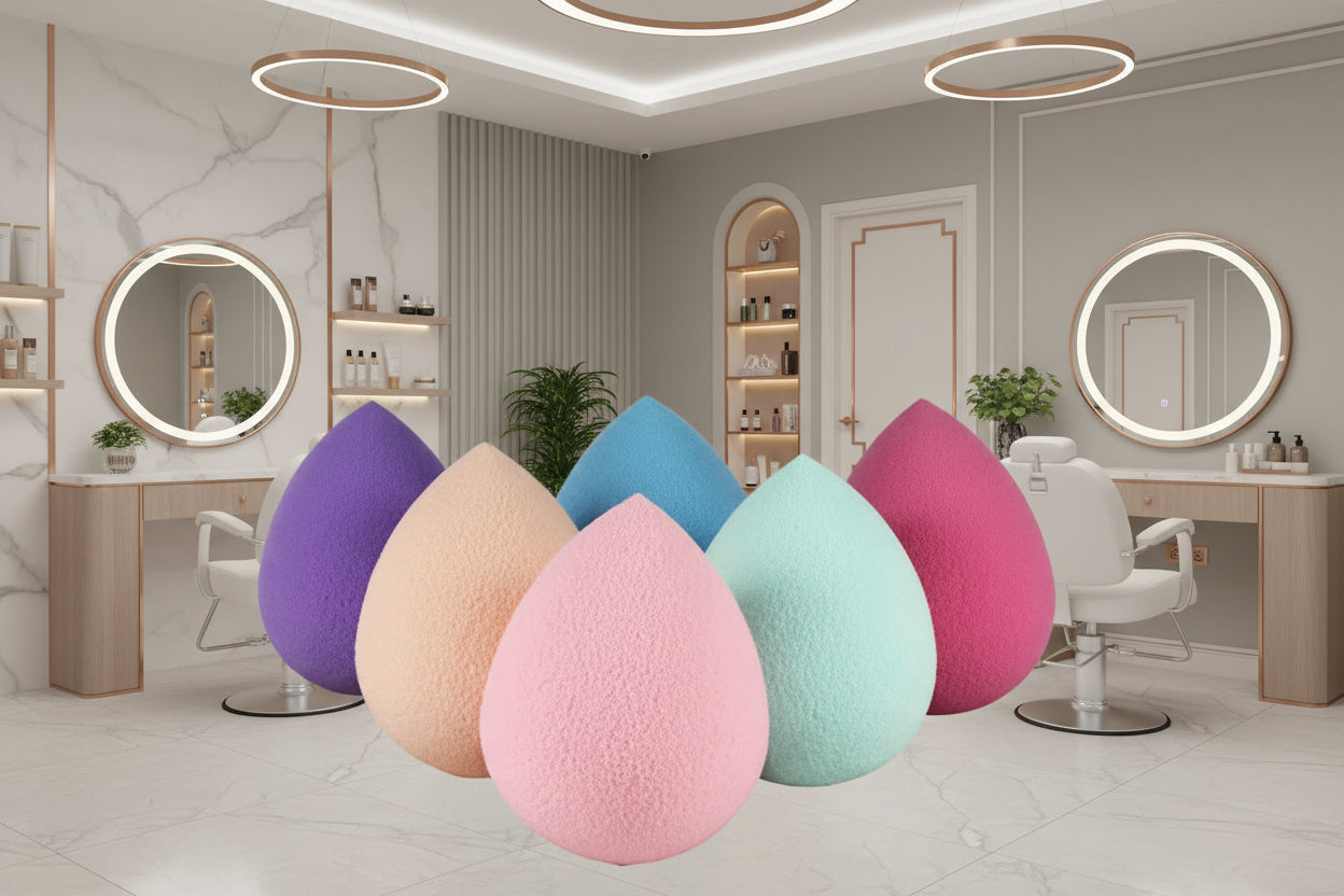 Éponge à maquillage, houppette en forme de goutte \ Makeup Sponge Puff Drop