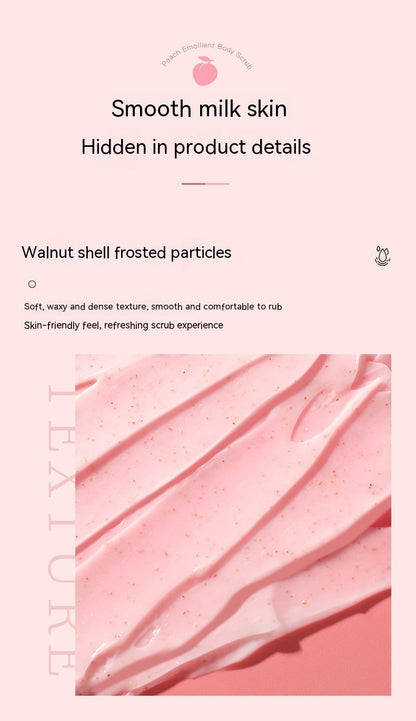 Crème exfoliante hydratante pour le corps à la pêche \ Peach Moisturizing Body Scrub Cream