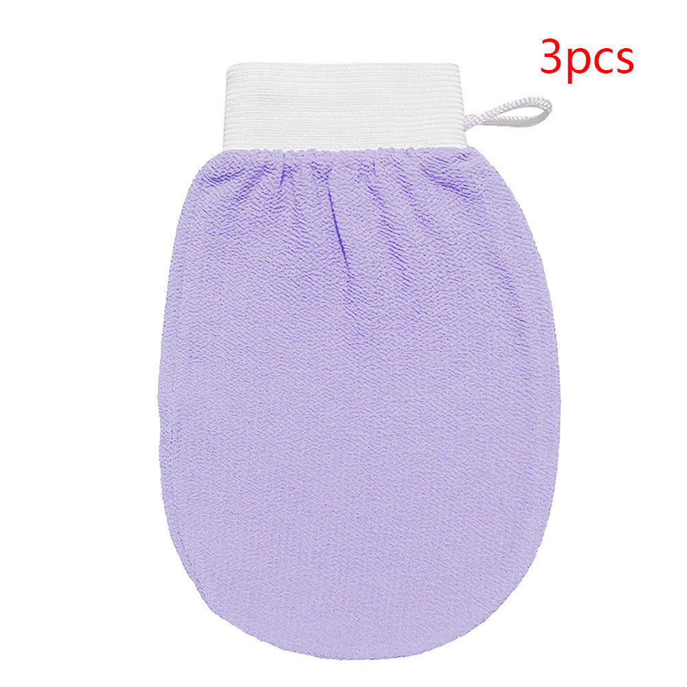 Gants de bain exfoliants en rayonne et viscose, grain moyen fin, effet sable moyen \ Rayon Viscose Fiber Medium Fine Sand Exfoliating Bath Gloves
