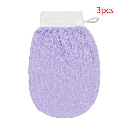 Gants de bain exfoliants en rayonne et viscose, grain moyen fin, effet sable moyen \ Rayon Viscose Fiber Medium Fine Sand Exfoliating Bath Gloves