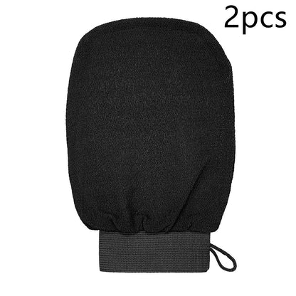 Gants de bain exfoliants en rayonne et viscose, grain moyen fin, effet sable moyen \ Rayon Viscose Fiber Medium Fine Sand Exfoliating Bath Gloves