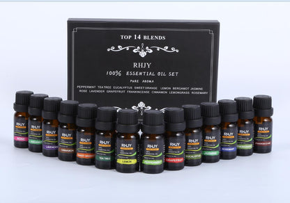 Coffret d'huiles essentielles d'aromathérapie \ Aromatherapy Essential Oil Set