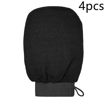 Gants de bain exfoliants en rayonne et viscose, grain moyen fin, effet sable moyen \ Rayon Viscose Fiber Medium Fine Sand Exfoliating Bath Gloves