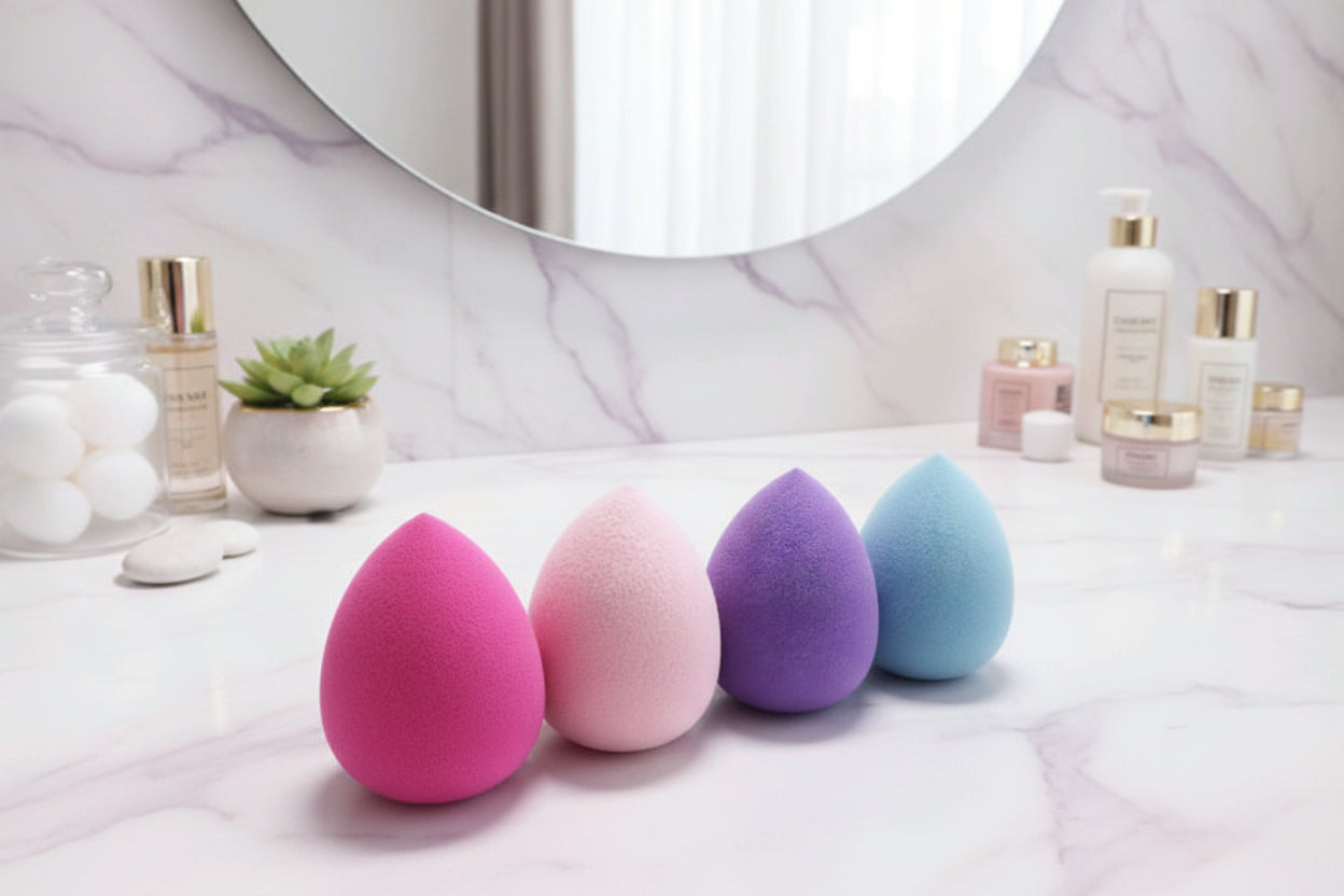 Éponge à maquillage, houppette en forme de goutte \ Makeup Sponge Puff Drop