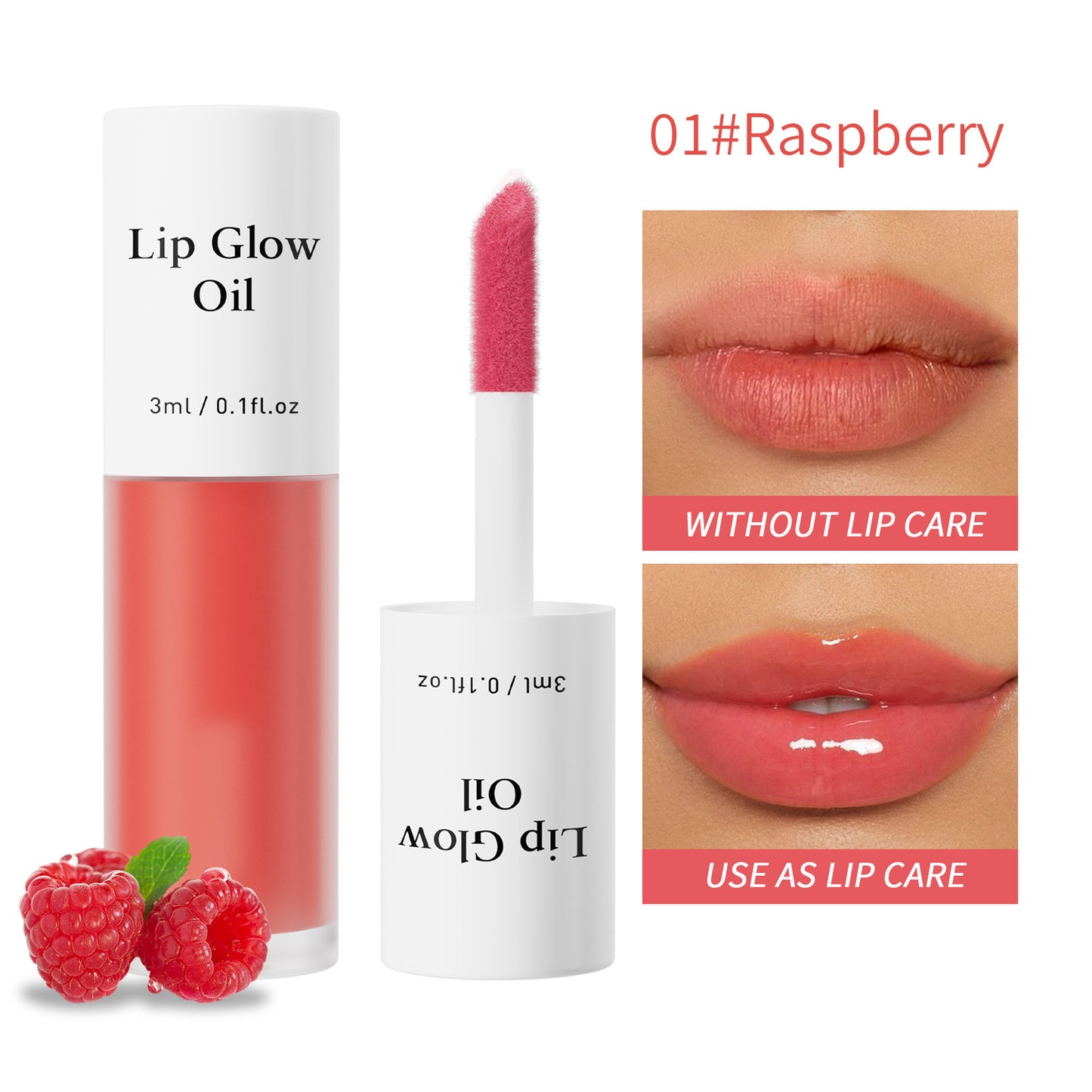 Gloss hydratant léger à la saveur fruitée \ Water Light Moisturizing Fruit Flavor Lip Gloss