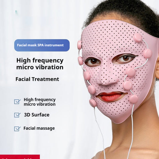 Masque de beauté, masque en silicone, instrument thérapeutique inductif EMS \ Beauty Mask Silicone Mask Inductive Therapeutical Instrument EMS
