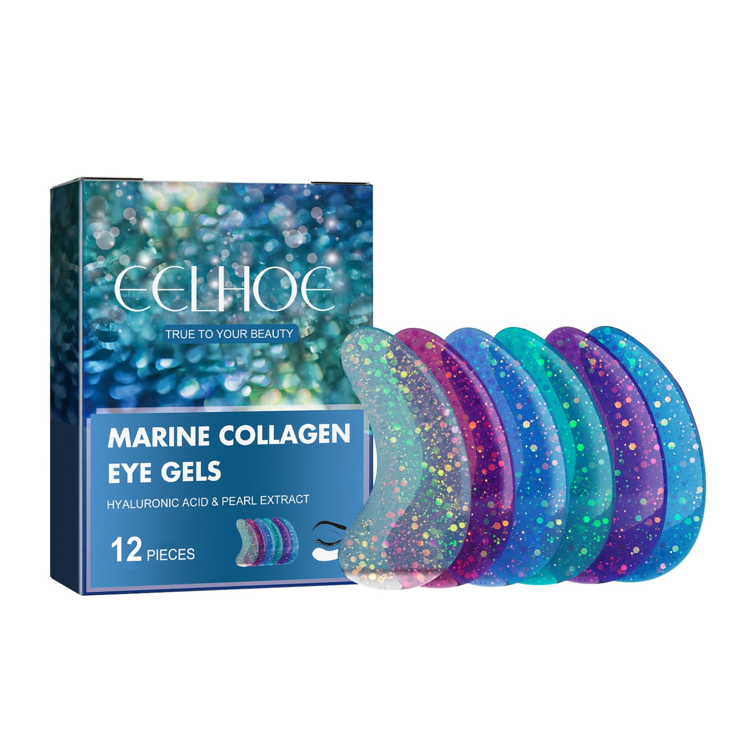 Patchs contour des yeux en gel, élastiques et hydratants pour la peau \ Eye Gel Patch Elastic Moisturizing Skin