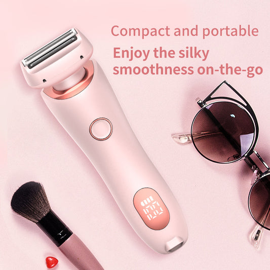 Épilateur 2 en 1 rechargeable USB pour l'épilation du corps \ 2 In 1 Hair Removal Epilator USB Rechargeable Trimmer