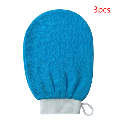 Gants de bain exfoliants en rayonne et viscose, grain moyen fin, effet sable moyen \ Rayon Viscose Fiber Medium Fine Sand Exfoliating Bath Gloves