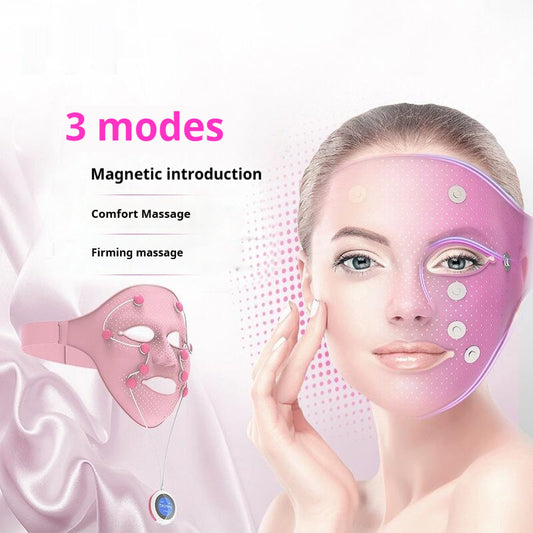 Masque de beauté, masque en silicone, instrument thérapeutique inductif EMS \ Beauty Mask Silicone Mask Inductive Therapeutical Instrument EMS