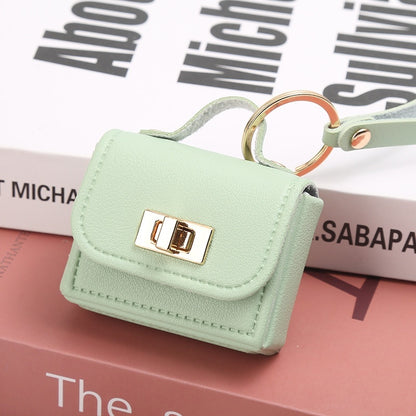 Mini sac en cuir pour femme avec porte-clés pratique \ Leather Women's Mini Bag Convenient Keychain
