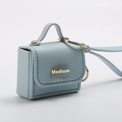 Mini sac en cuir pour femme avec porte-clés pratique \ Leather Women's Mini Bag Convenient Keychain