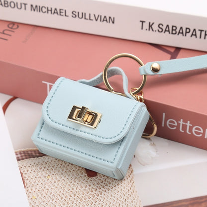 Mini sac en cuir pour femme avec porte-clés pratique \ Leather Women's Mini Bag Convenient Keychain