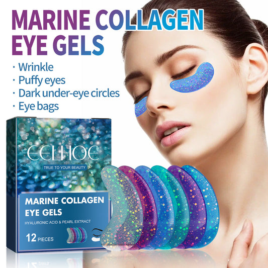 Patchs contour des yeux en gel, élastiques et hydratants pour la peau \ Eye Gel Patch Elastic Moisturizing Skin