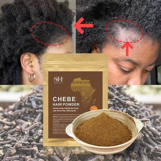 Traitement rapide de la perte de cheveux poudre de chebe de croissance des cheveux africains \ African Hair Growth Chebe Powder Fast Hair Loss Treatment